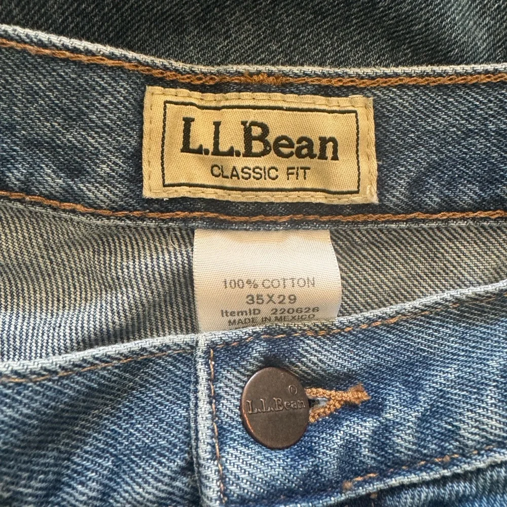 L.L. Bean Relaxed Fit Blue Jeans
